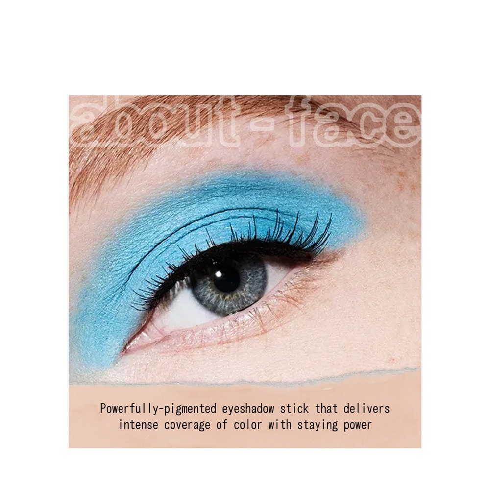 about-face Shadowstick Eyeshadow Stick Creature Matte Robin’s Egg Light Blue NEW